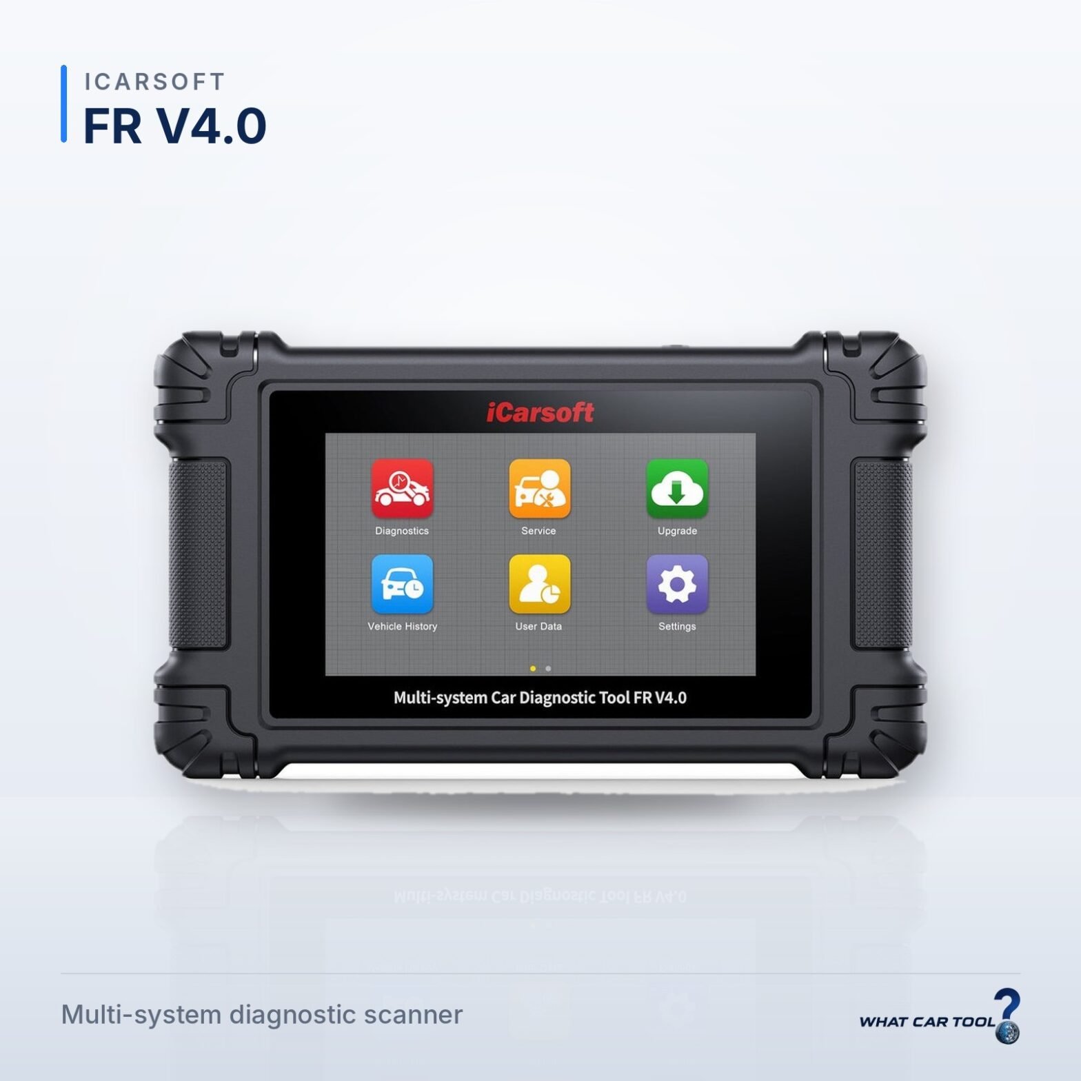 iCarsoft FR V4.0 – studio product shot on a light background