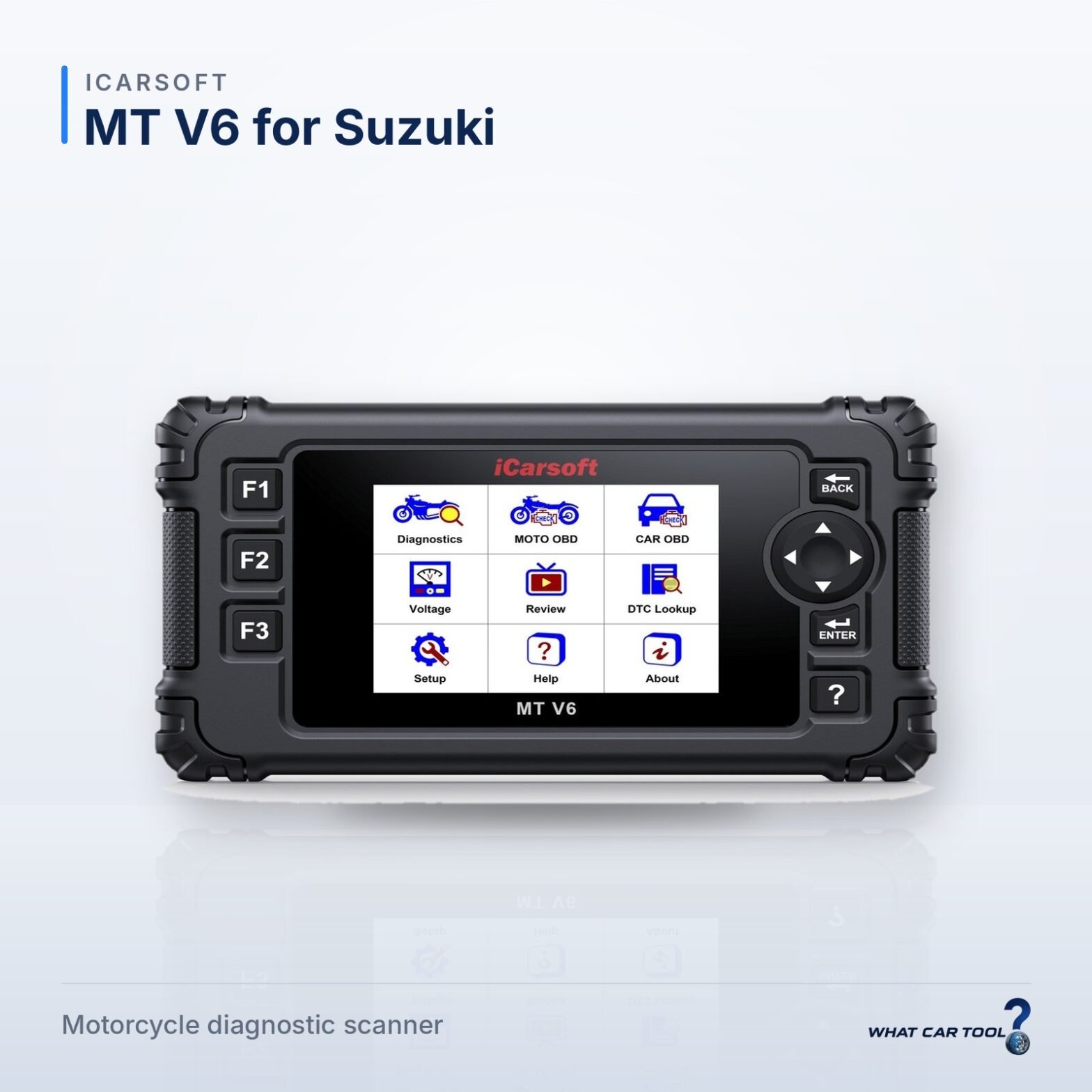iCarsoft MT V6 for Suzuki – studio product shot on a light background