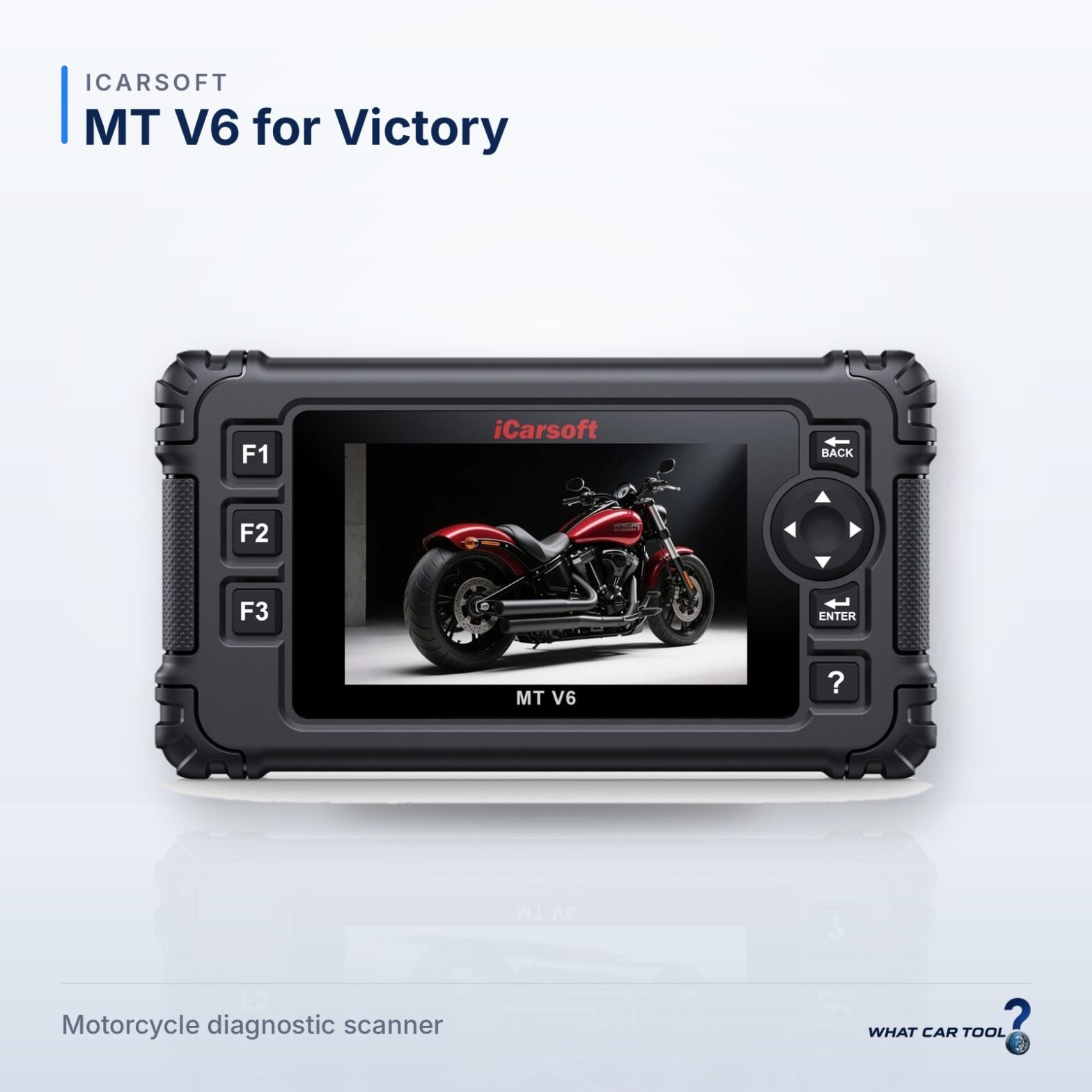 iCarsoft MT V6 for Victory – studio product shot on a light background