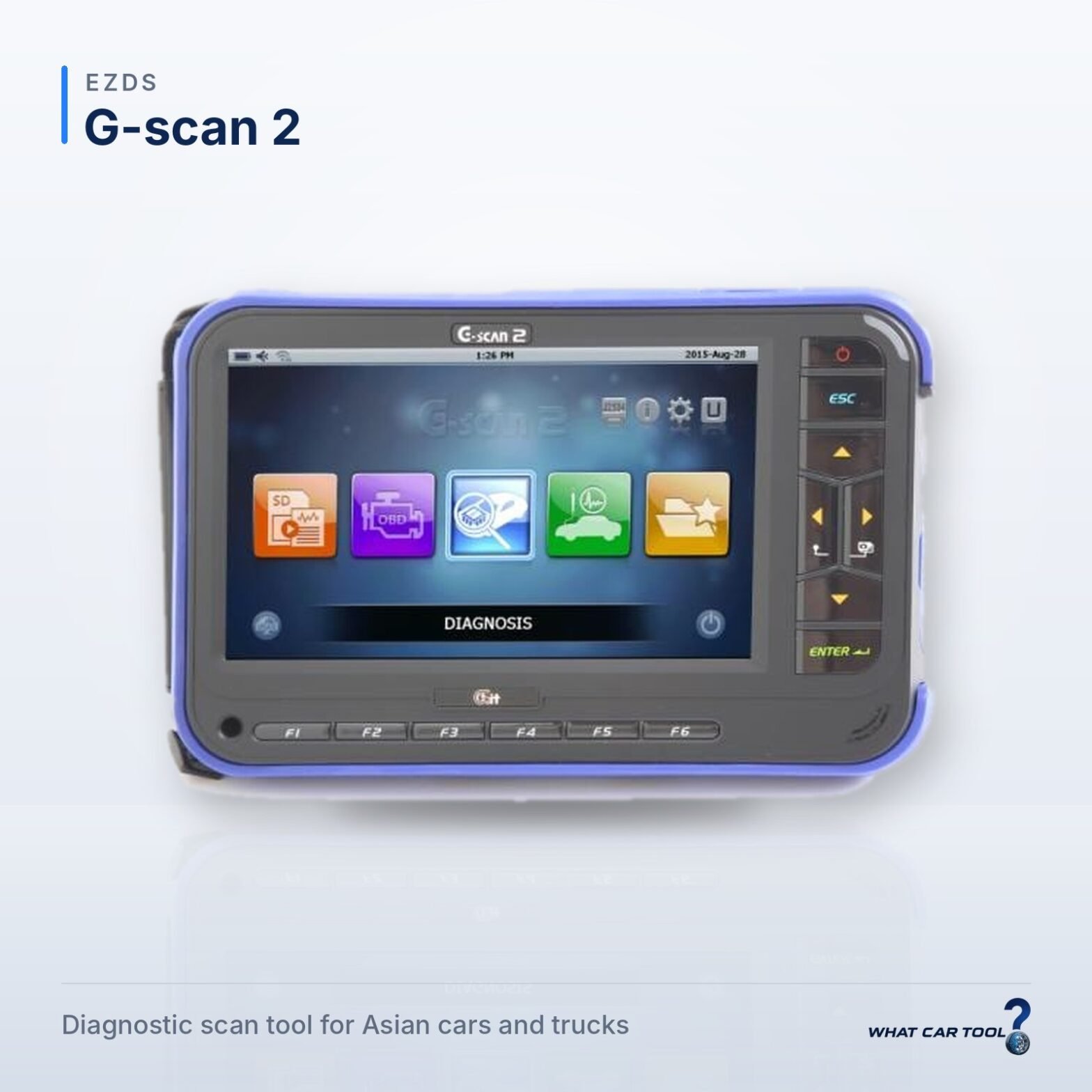 EZDS g scan 2 scan tool front view studio