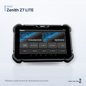 EZDS Zenith Z7 LITE scan tool tablet front view studio