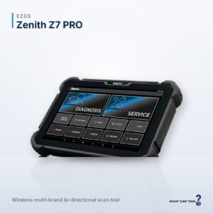 EZDS Zenith Z7 PRO scan tool angled view studio