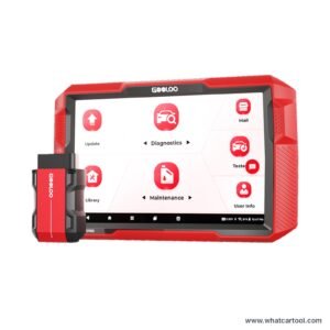 GOOLOO DS900 diagnostic tablet angle view
