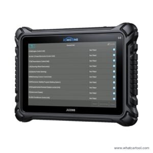 ICarzone JU2000 diagnostic tablet system scan screen