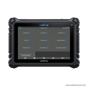 ICarzone JU2000 MAX diagnostic tablet front view