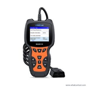 ICarzone MA200 V6 obd2 scanner active test screen