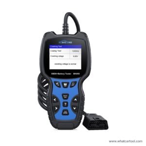 ICarzone MA900 obd2 scanner battery tester cranking test screen