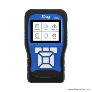 JDiag M100 motorcycle scanner front view