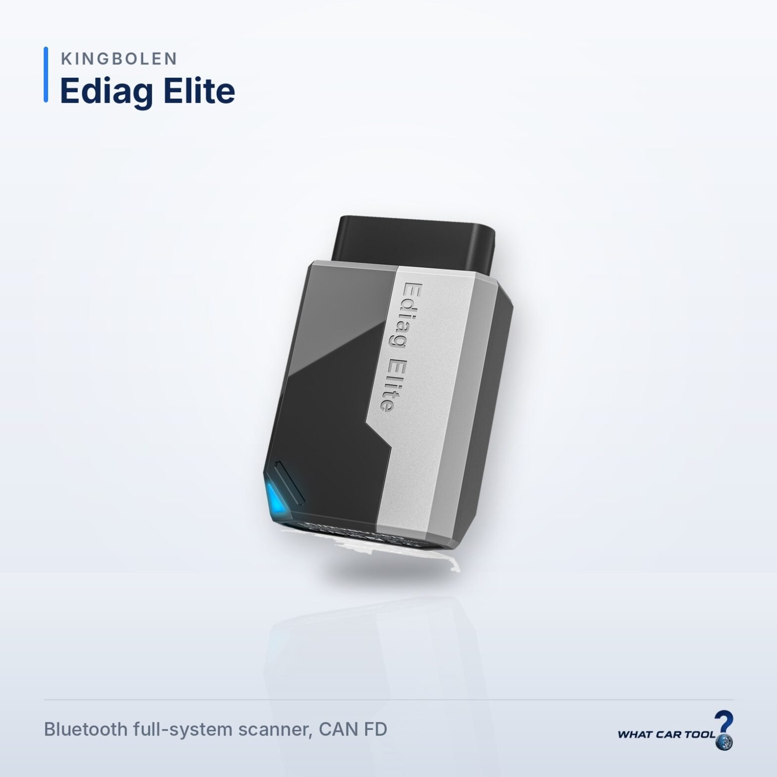 Kingbolen Ediag Elite bluetooth obd2 scanner studio product shot