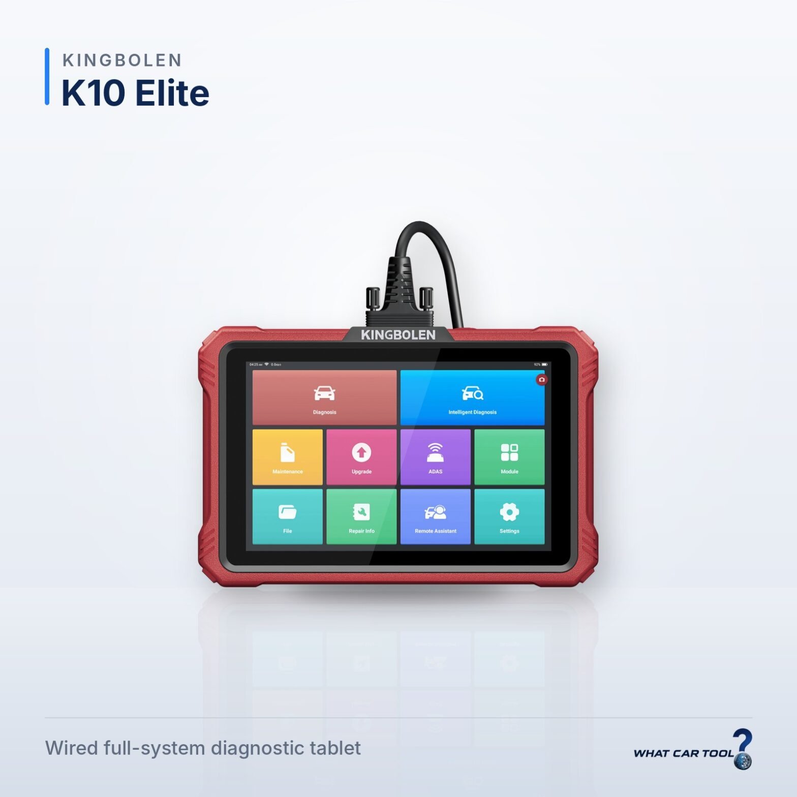 Kingbolen K10 Elite diagnostic tablet studio product shot