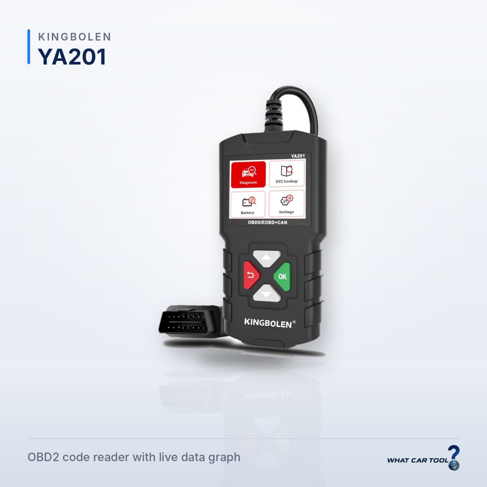Kingbolen YA201 code reader studio product shot