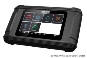OBDPROG MOTO 100 motorcycle scanner angled view