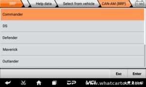 OBDPROG MOTO 100 motorcycle scanner brp can am models screen