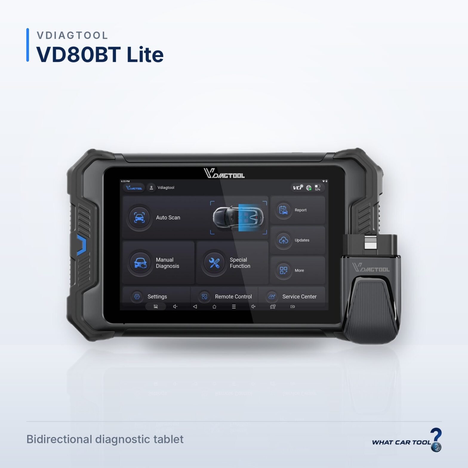 VDIAGTOOL VD80BT Lite diagnostic tablet studio product shot
