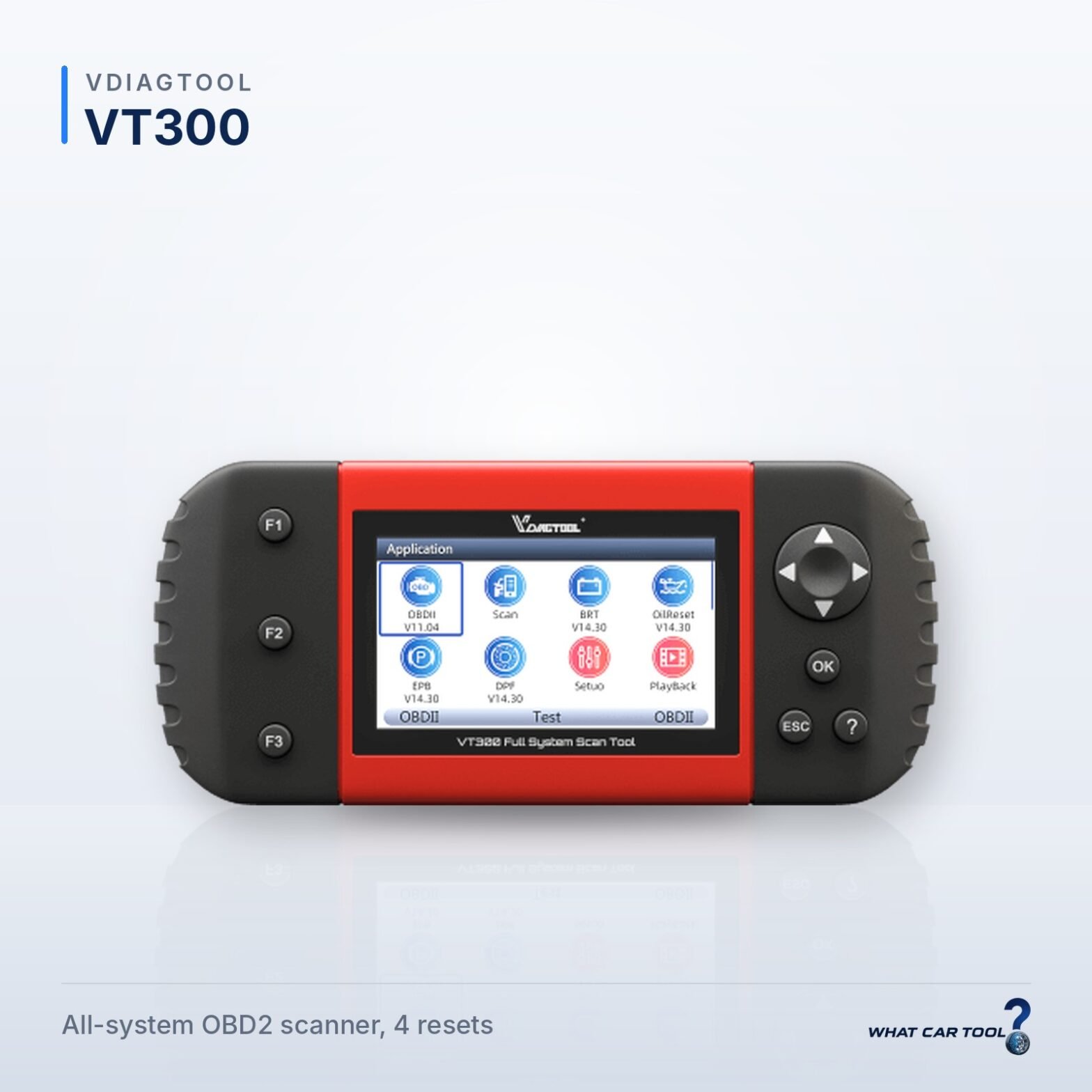 VDIAGTOOL VT300 obd2 scanner studio product shot