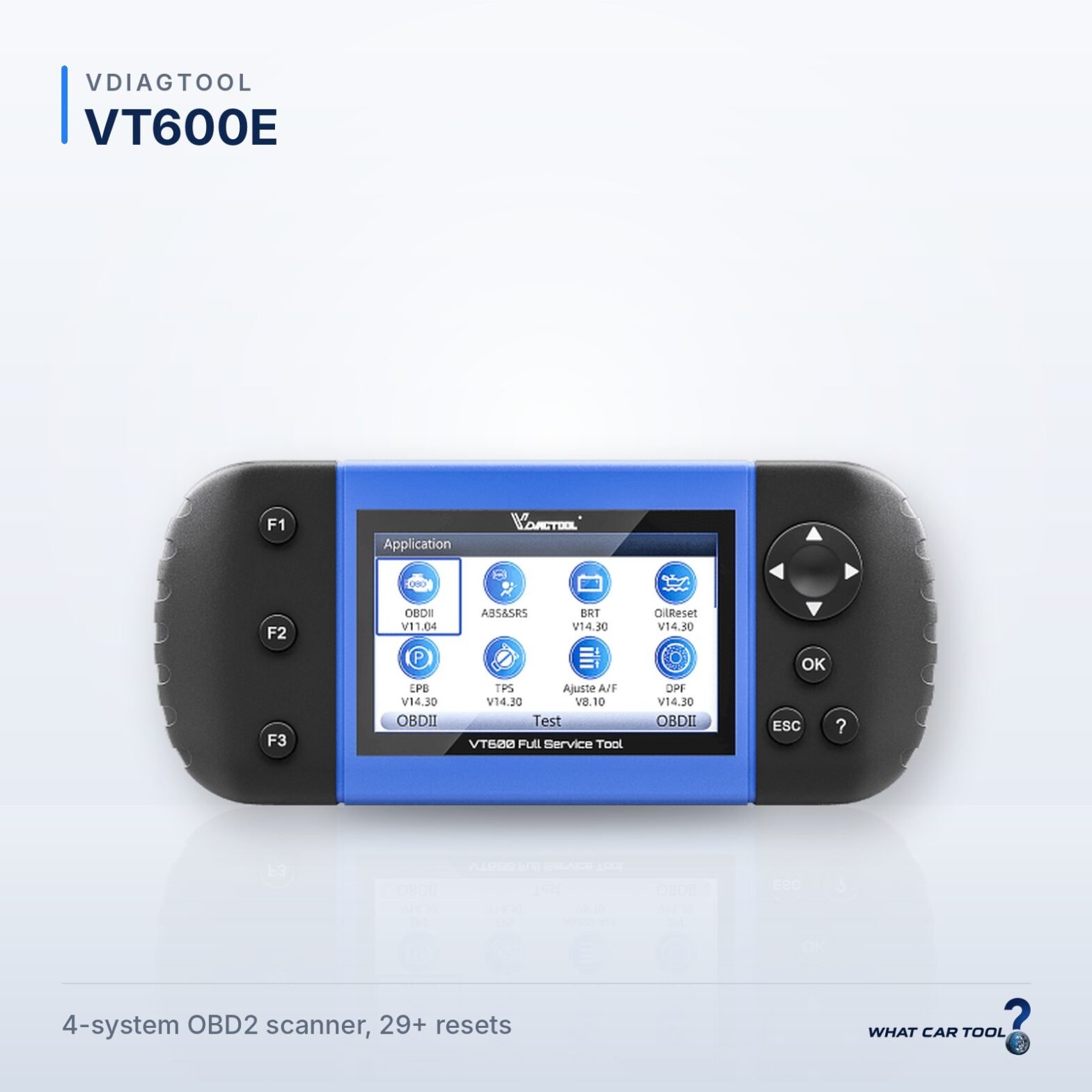 VDIAGTOOL VT600E obd2 scanner studio product shot