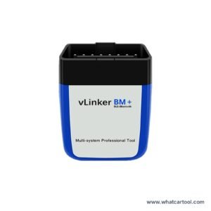 Vgate vLinker BM plus bluetooth obd2 adapter front view
