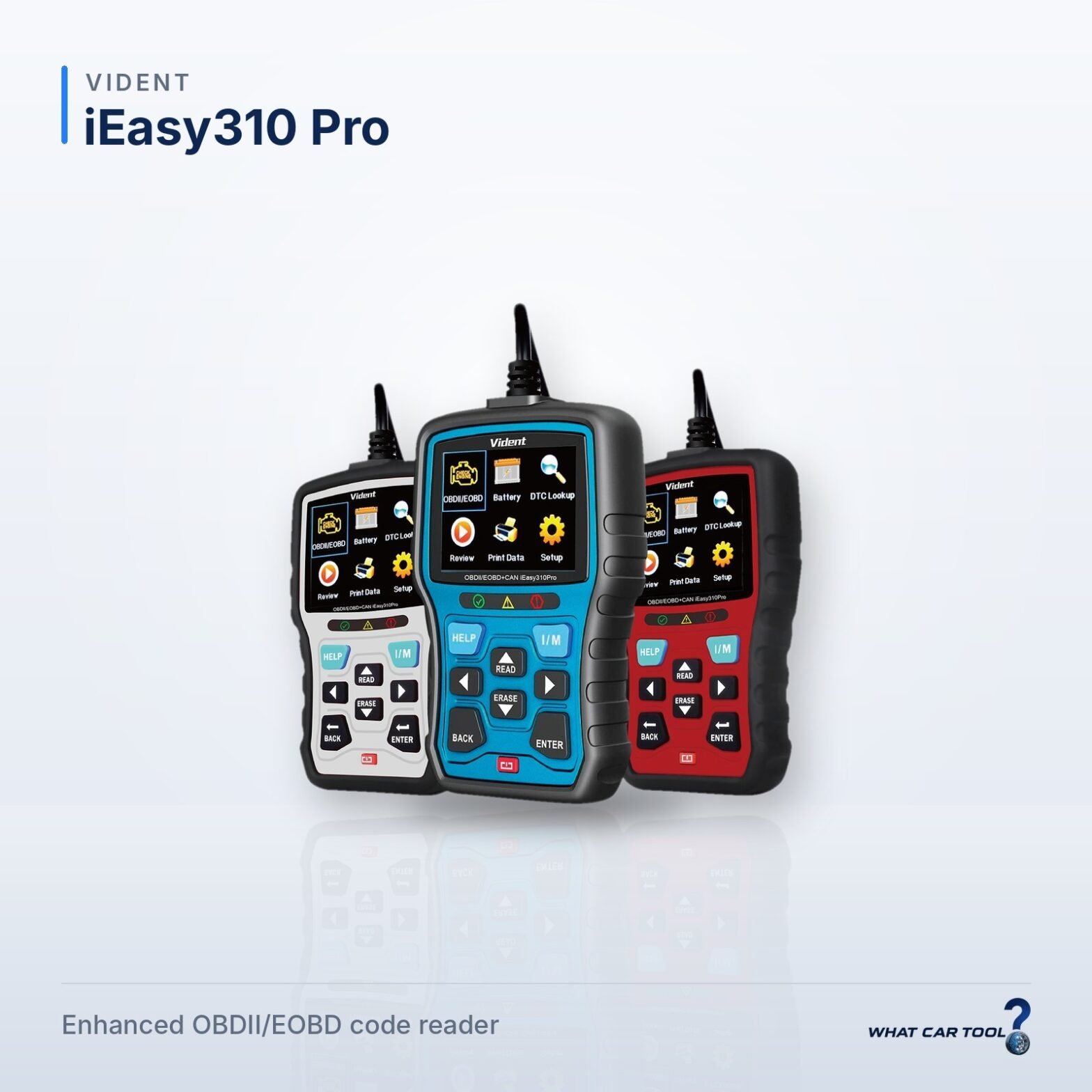 Vident iEasy310 Pro enhanced obdii eobd code reader studio