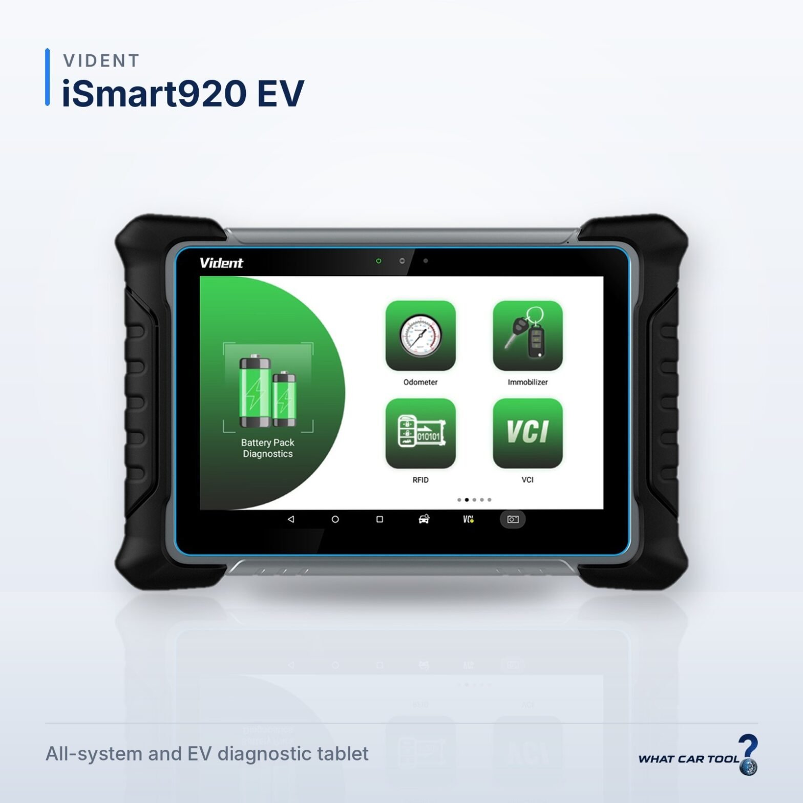Vident iSmart920 EV all system and EV diagnostic tablet studio