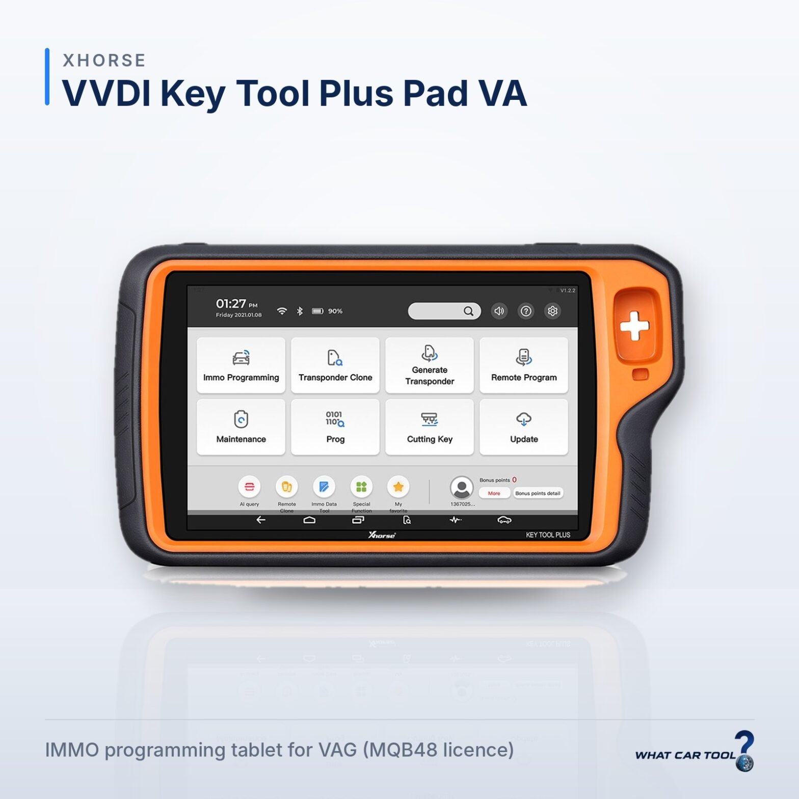 Xhorse Key Tool Plus VA immo programmer studio product shot